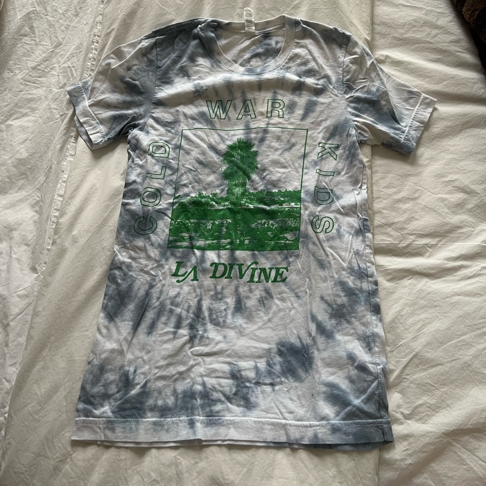 Cold War Kids LA Divine Custom Tie Dyed Band T-Shirt, XS